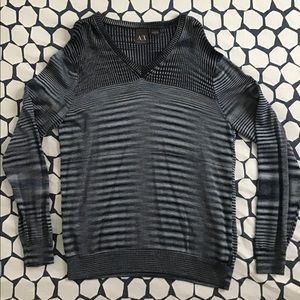 Armani V-Neck Long-sleeve